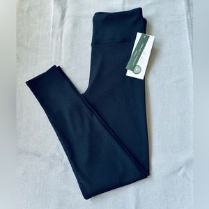 Threads 4 Thought Ribbed Black Leggings New